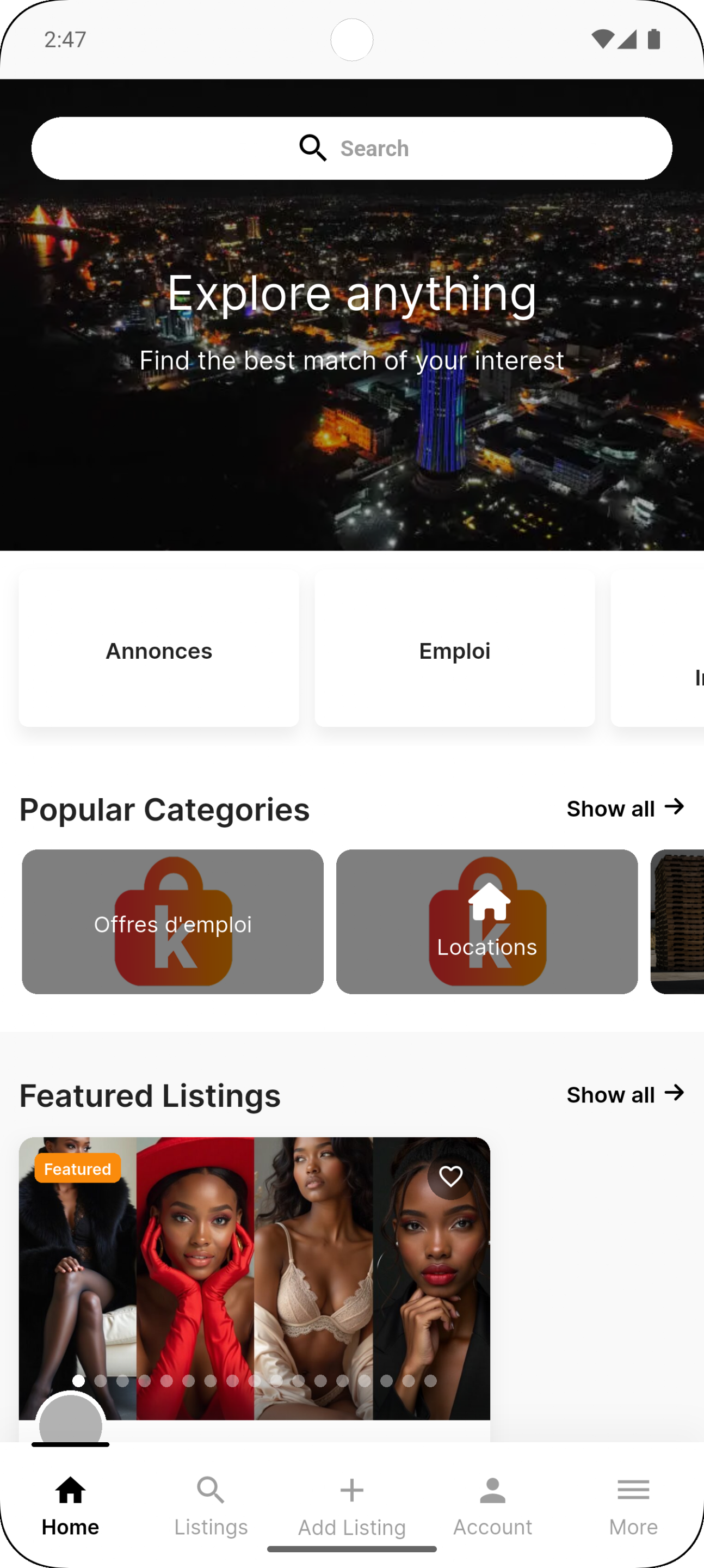 Keurti mobile app